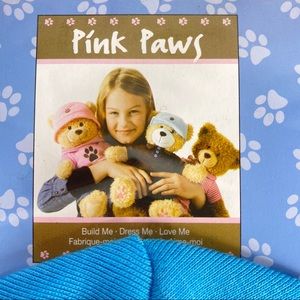 Pink Paws Clothing Set for Toy Bear New